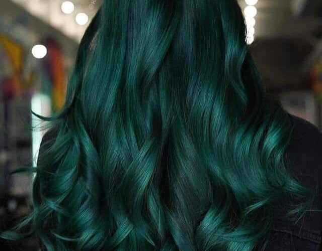 dark green hair color dye