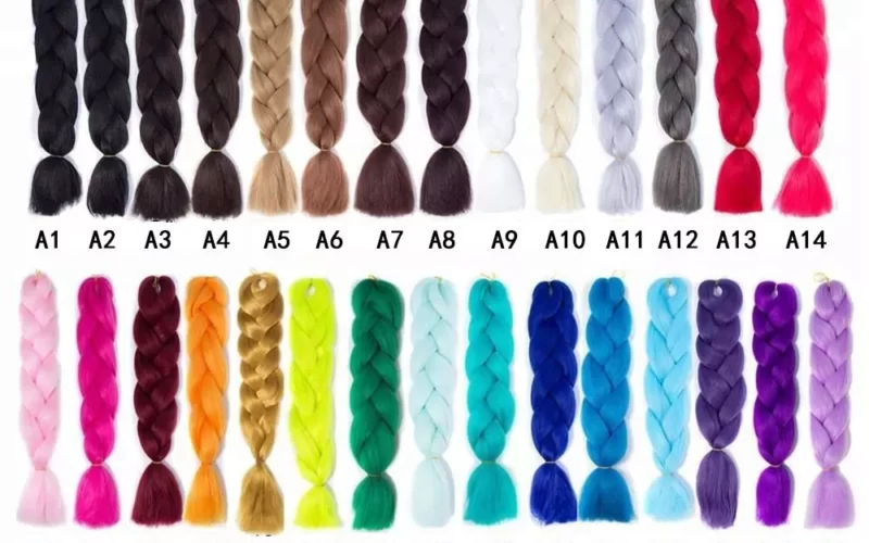 braiding hair colours